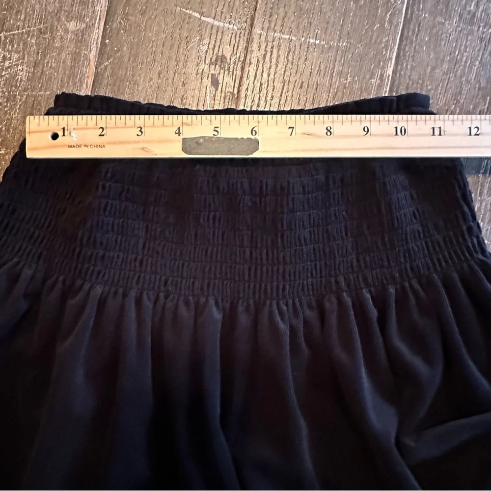 GB Girls Girls Smocked Waist Skirt Black Size M